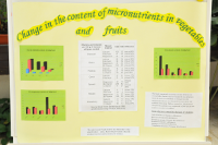 Change in the content of micronutrients in vegetables and fruits